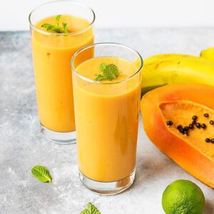 Papaya & Banana Shake 12oz (Per Cup)