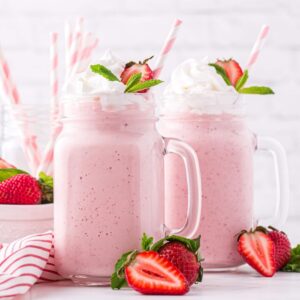 Strawberry Shake 12oz (Per Cup)